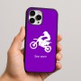 כיסוי בעיצוב אישי עם השם שלך לדגם - Apple iPhone 16 Pro Max בעיצוב מוטוקרוס
