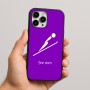 כיסוי בעיצוב אישי עם השם שלך לדגם - Apple iPhone 16 Pro Max בעיצוב קפיצת סקי אולימפית