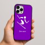 כיסוי בעיצוב אישי עם השם שלך לדגם - Apple iPhone 16 Pro Max בעיצוב סקי אולימפי