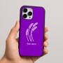 כיסוי בעיצוב אישי עם השם שלך לדגם - Apple iPhone 16 Pro Max בעיצוב חיטה גלית זהב