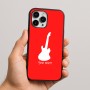 כיסוי בעיצוב אישי עם השם שלך לדגם - Apple iPhone 16 Pro Max בעיצוב גיטרה