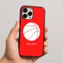 כיסוי בעיצוב אישי עם השם שלך לדגם - Apple iPhone 16 Pro Max בעיצוב כדורסל