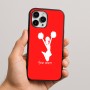 כיסוי בעיצוב אישי עם השם שלך לדגם - Apple iPhone 16 Pro Max בעיצוב מעודדת