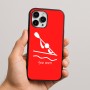כיסוי בעיצוב אישי עם השם שלך לדגם - Apple iPhone 16 Pro Max בעיצוב קיאק אולימפי