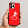 כיסוי בעיצוב אישי עם השם שלך לדגם - Apple iPhone 16 Pro Max בעיצוב שחקן טניס