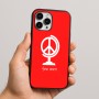 כיסוי בעיצוב אישי עם השם שלך לדגם - Apple iPhone 16 Pro Max בעיצוב גלובוסי שלום