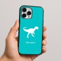 כיסוי בעיצוב אישי עם השם שלך לדגם - Apple iPhone 16 Pro Max בעיצוב דינוזאור