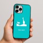 כיסוי בעיצוב אישי עם השם שלך לדגם - Apple iPhone 16 Pro Max בעיצוב ג'ירפה באפריקה