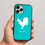 כיסוי בעיצוב אישי עם השם שלך לדגם - Apple iPhone 16 Pro Max בעיצוב תרנגול