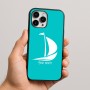 כיסוי בעיצוב אישי עם השם שלך לדגם - Apple iPhone 16 Pro Max בעיצוב סירה