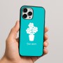 כיסוי בעיצוב אישי עם השם שלך לדגם - Apple iPhone 16 Pro Max בעיצוב פרח