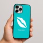 כיסוי בעיצוב אישי עם השם שלך לדגם - Apple iPhone 16 Pro Max בעיצוב שפתיים - נשיקה