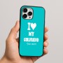 כיסוי בעיצוב אישי עם השם שלך לדגם - Apple iPhone 16 Pro Max בעיצוב אוהב את החברה שלי