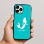 כיסוי בעיצוב אישי עם השם שלך לדגם - Apple iPhone 16 Pro Max בעיצוב בתולת ים - אישה