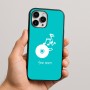 כיסוי בעיצוב אישי עם השם שלך לדגם - Apple iPhone 16 Pro Max בעיצוב תקליטור - אזור מוזיקה