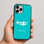 כיסוי בעיצוב אישי עם השם שלך לדגם - Apple iPhone 16 Pro Max בעיצוב חצוצרה
