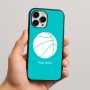 כיסוי בעיצוב אישי עם השם שלך לדגם - Apple iPhone 16 Pro Max בעיצוב כדורסל