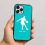 כיסוי בעיצוב אישי עם השם שלך לדגם - Apple iPhone 16 Pro Max בעיצוב שחקן כדורסל