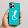 כיסוי בעיצוב אישי עם השם שלך לדגם - Apple iPhone 16 Pro Max בעיצוב אישה מגוננת