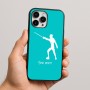כיסוי בעיצוב אישי עם השם שלך לדגם - Apple iPhone 16 Pro Max בעיצוב לוחם סייף
