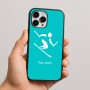 כיסוי בעיצוב אישי עם השם שלך לדגם - Apple iPhone 16 Pro Max בעיצוב סקי אולימפי