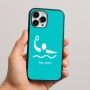 כיסוי בעיצוב אישי עם השם שלך לדגם - Apple iPhone 16 Pro Max בעיצוב כדור מים אולימפי