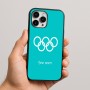 כיסוי בעיצוב אישי עם השם שלך לדגם - Apple iPhone 16 Pro Max בעיצוב אולימפי