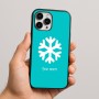 כיסוי בעיצוב אישי עם השם שלך לדגם - Apple iPhone 16 Pro Max בעיצוב שלג