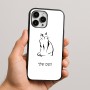 כיסוי בעיצוב אישי עם השם שלך לדגם - Apple iPhone 16 Pro Max בעיצוב חתול