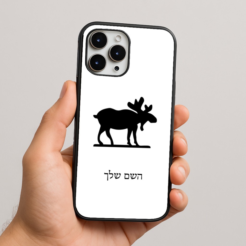 כיסוי בעיצוב אישי עם השם שלך לדגם - Apple iPhone 16 Pro Max בעיצוב דישון