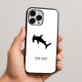 כיסוי בעיצוב אישי עם השם שלך לדגם - Apple iPhone 16 Pro Max בעיצוב כריש ראש פטיש