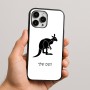 כיסוי בעיצוב אישי עם השם שלך לדגם - Apple iPhone 16 Pro Max בעיצוב קנגורו