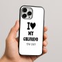 כיסוי בעיצוב אישי עם השם שלך לדגם - Apple iPhone 16 Pro Max בעיצוב אוהב את החברה שלי