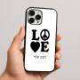 כיסוי בעיצוב אישי עם השם שלך לדגם - Apple iPhone 16 Pro Max בעיצוב אהבה