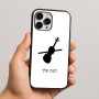 כיסוי בעיצוב אישי עם השם שלך לדגם - Apple iPhone 16 Pro Max בעיצוב כינור