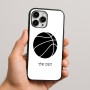 כיסוי בעיצוב אישי עם השם שלך לדגם - Apple iPhone 16 Pro Max בעיצוב כדורסל