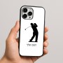 כיסוי בעיצוב אישי עם השם שלך לדגם - Apple iPhone 16 Pro Max בעיצוב שחקן גולף