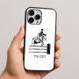 כיסוי בעיצוב אישי עם השם שלך לדגם - Apple iPhone 16 Pro Max בעיצוב רוכב סוסים