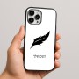 כיסוי בעיצוב אישי עם השם שלך לדגם - Apple iPhone 16 Pro Max בעיצוב נוצת נוצה
