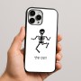 כיסוי בעיצוב אישי עם השם שלך לדגם - Apple iPhone 16 Pro Max בעיצוב סקלטון