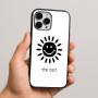 כיסוי בעיצוב אישי עם השם שלך לדגם - Apple iPhone 16 Pro Max בעיצוב שמש