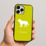 כיסוי בעיצוב אישי עם השם שלך לדגם - Apple iPhone 16 Pro Max בעיצוב כלב