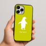 כיסוי בעיצוב אישי עם השם שלך לדגם - Apple iPhone 16 Pro Max בעיצוב פינגווין