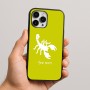 כיסוי בעיצוב אישי עם השם שלך לדגם - Apple iPhone 16 Pro Max בעיצוב עקרב