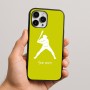 כיסוי בעיצוב אישי עם השם שלך לדגם - Apple iPhone 16 Pro Max בעיצוב שחקן בייסבול