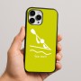 כיסוי בעיצוב אישי עם השם שלך לדגם - Apple iPhone 16 Pro Max בעיצוב קיאק אולימפי