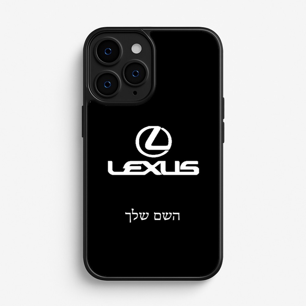 כיסוי בעיצוב אישי עם השם שלך לדגם - Apple iPhone 16 Pro בעיצוב לקסוס