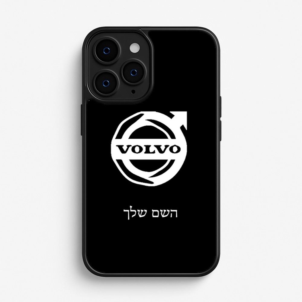 כיסוי בעיצוב אישי עם השם שלך לדגם - Apple iPhone 16 Pro בעיצוב וולוו