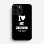 כיסוי בעיצוב אישי עם השם שלך לדגם - Apple iPhone 16 Pro בעיצוב אוהב את החברה שלי