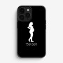 כיסוי בעיצוב אישי עם השם שלך לדגם - Apple iPhone 16 Pro בעיצוב אישה בהריון
